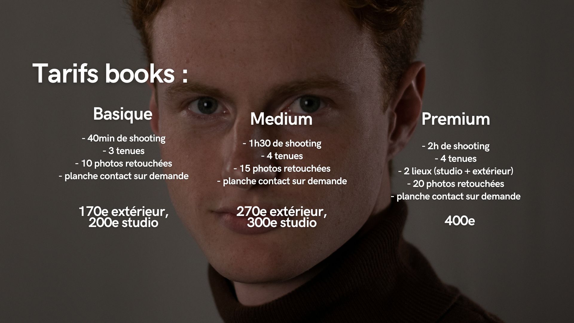 Tarifs books